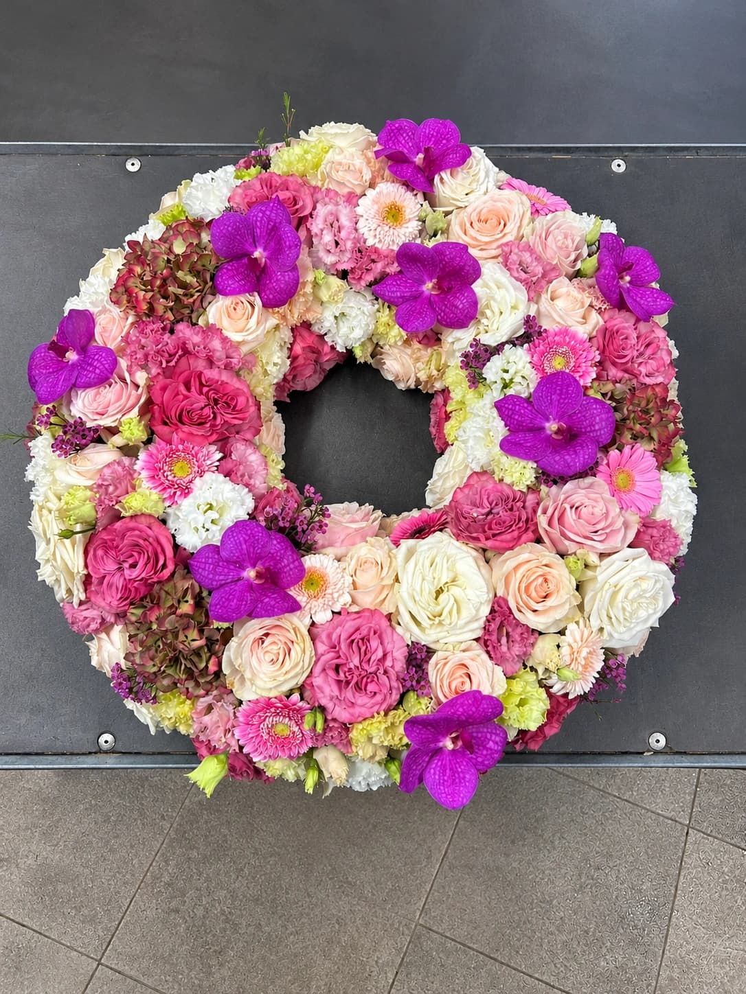 Deuils — composition florale PAELORIA