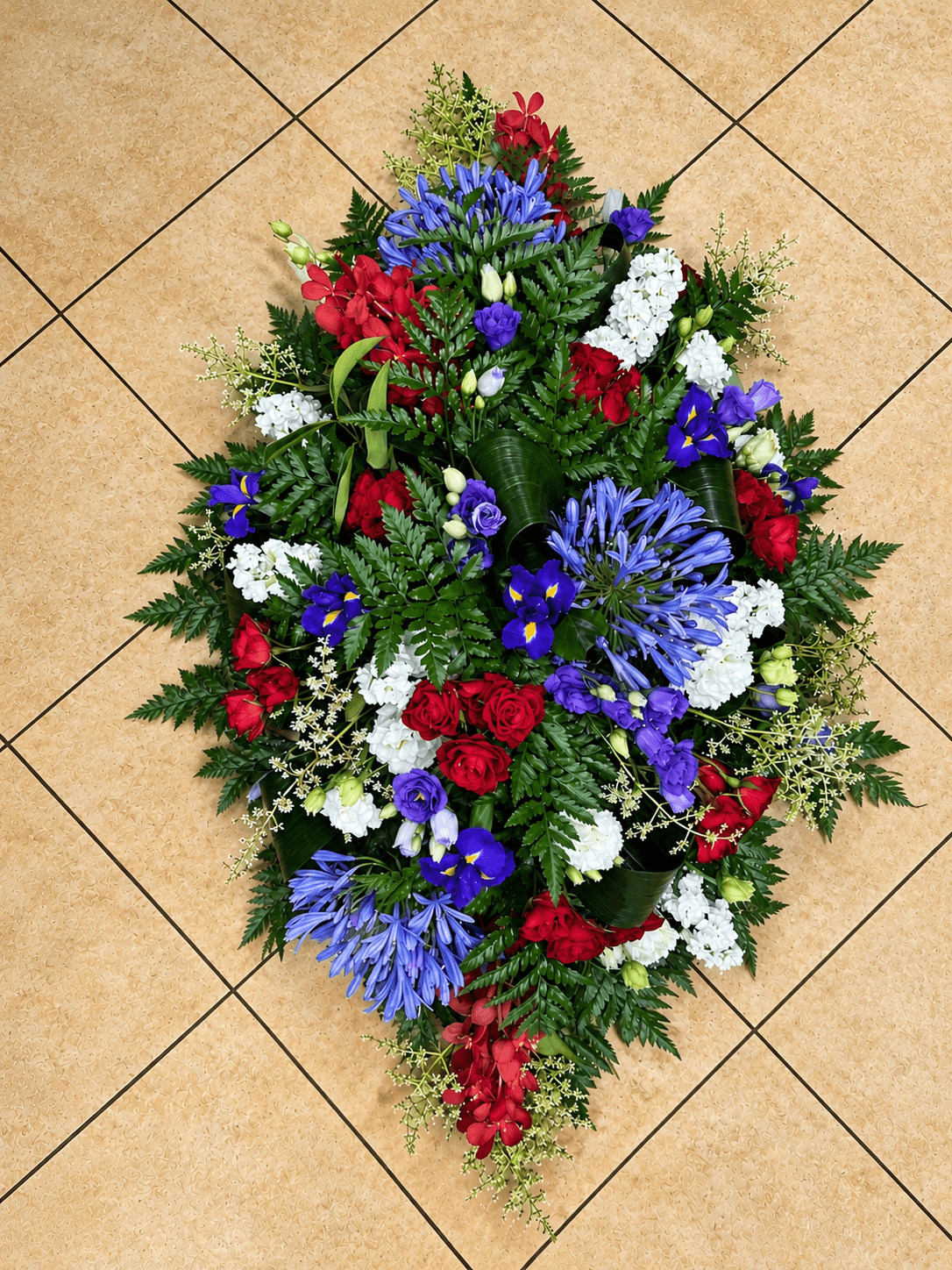 Deuils — composition florale PAELORIA