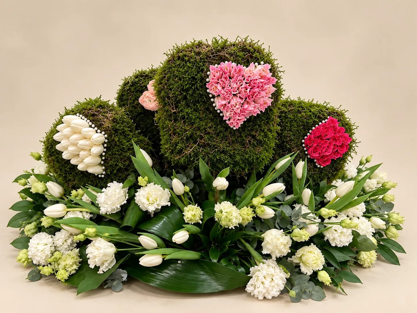 Deuils — composition florale PAELORIA