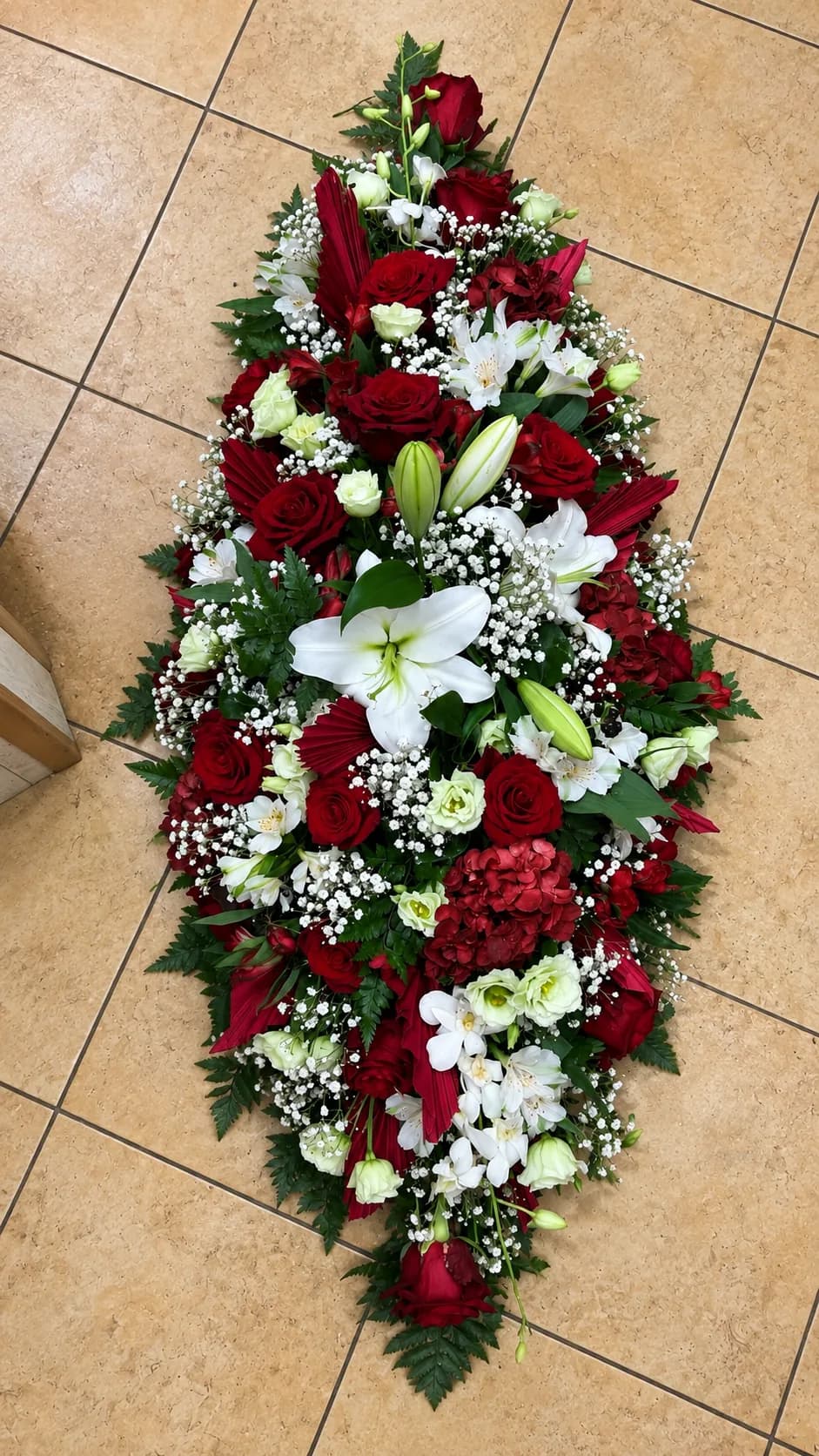 Deuils — composition florale PAELORIA